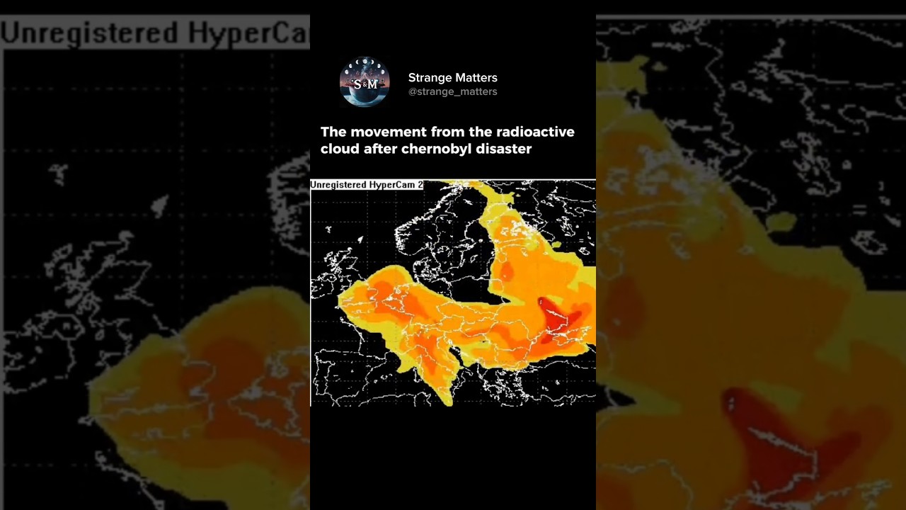 Chernobyl huge Radioactive cloud #chernobyl #radioactive #science #scary #earth #Radiation #ukraine