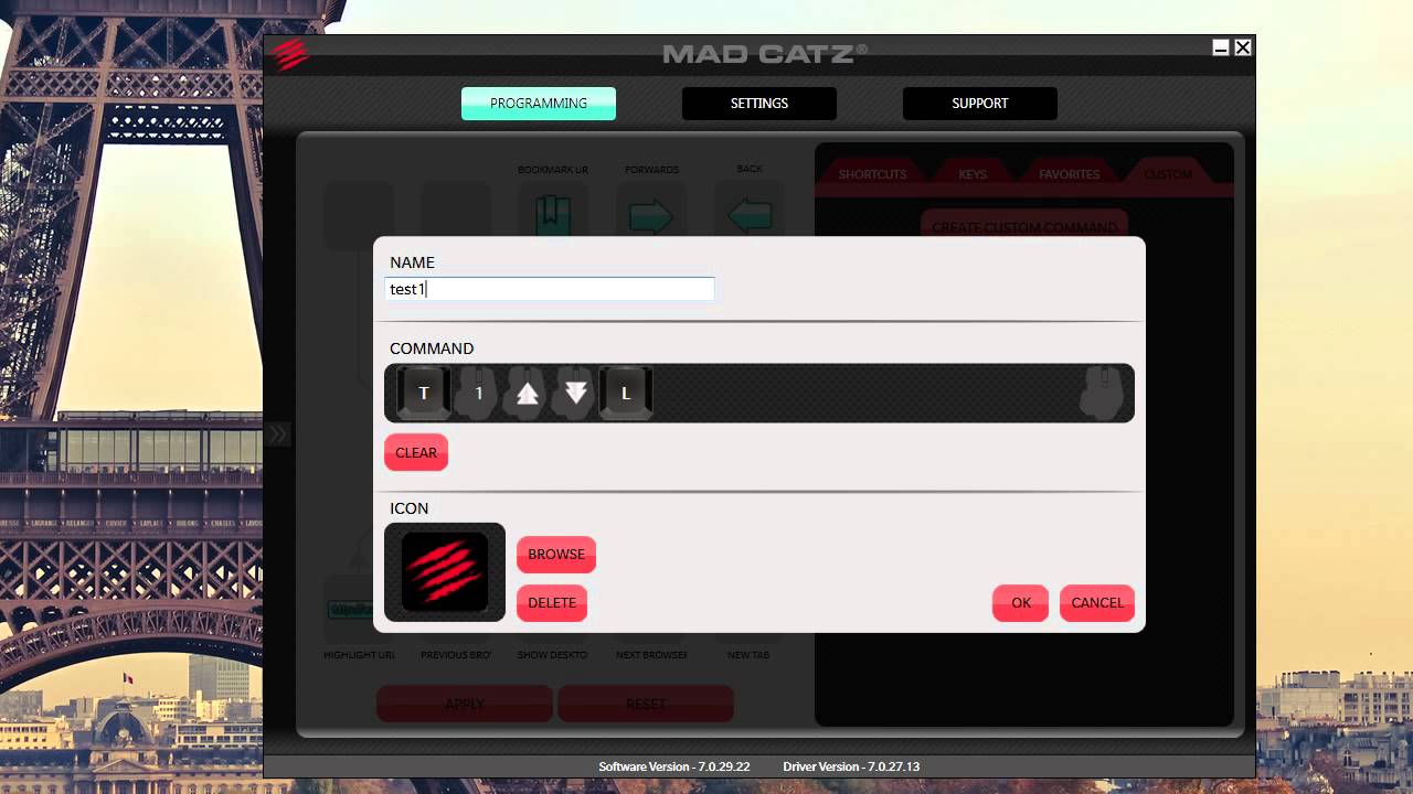 Mad Catz R.A.T. M Gaming Mouse Software Overview