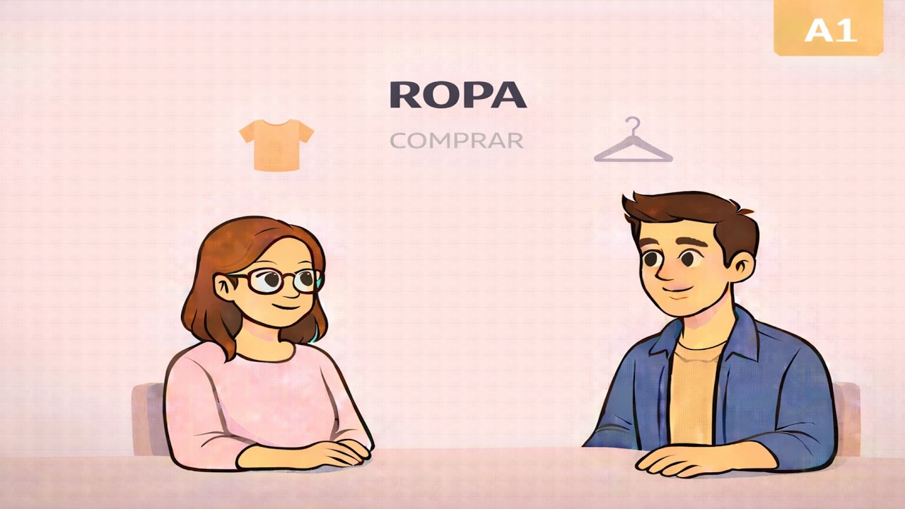 La ropa y comprar ropa | Español fácil A1 | Práctica de escucha