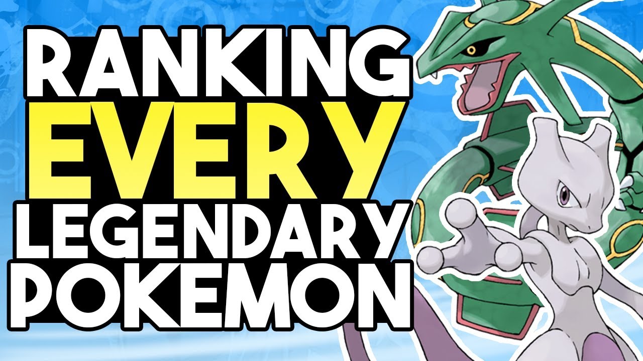 Ranking EVERY Legendary Pokemon From Worst To Best