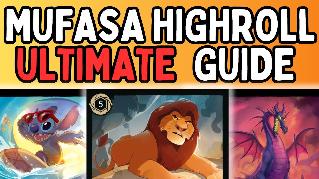 THIS DECK FEELS LIKE CHEATING!! | Mufasa Lorcana Deck Guide + Gameplay