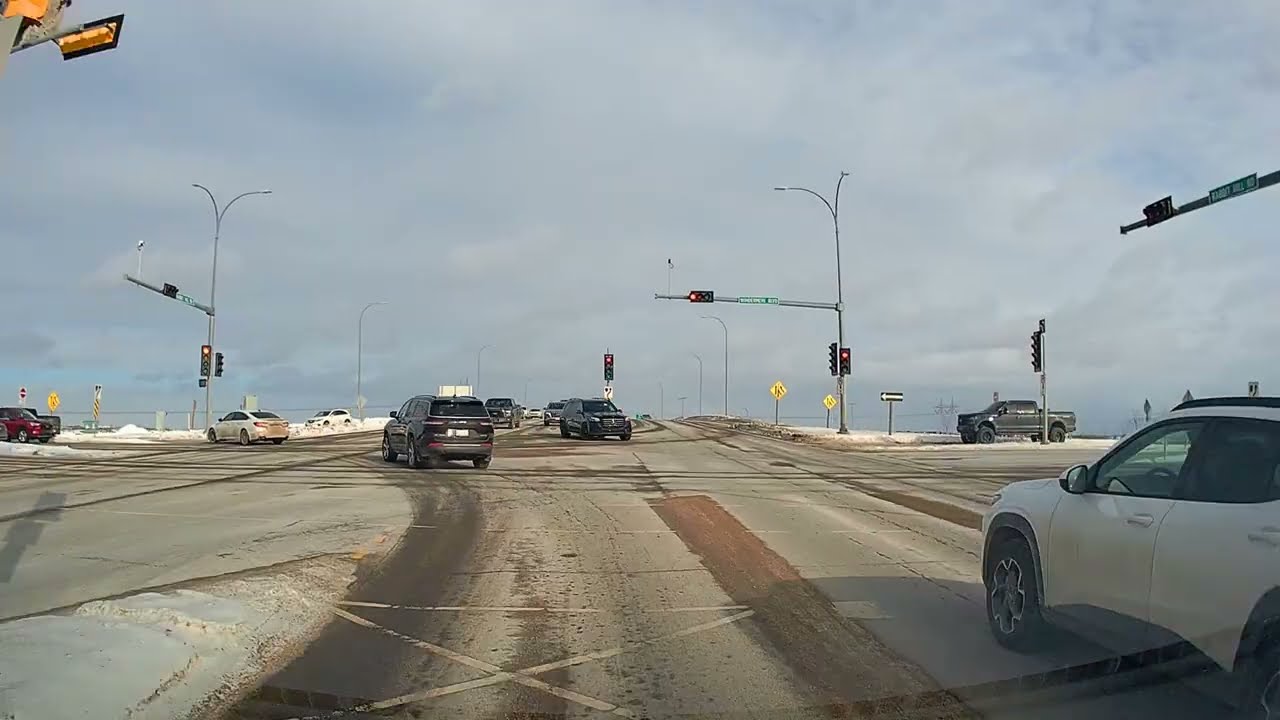 Driving in Snowy City 209