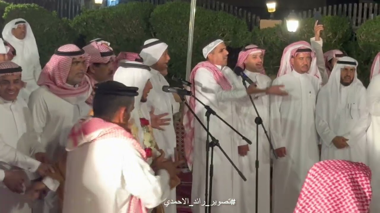 لعب بدواني بحفل مسلم الاحمدي بمناسبة زواج ابنه مشاوي .... اخر شيء ياذكرالله