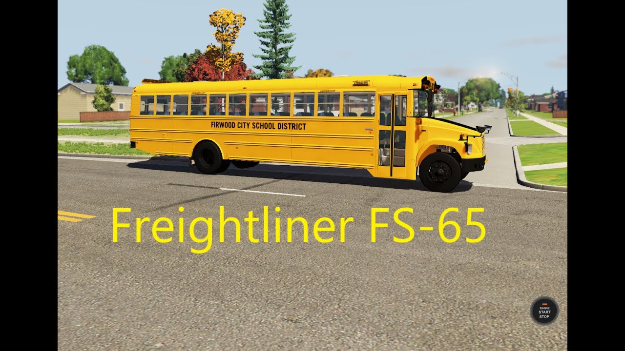 BeamNG.drive Freightliner bus mod review