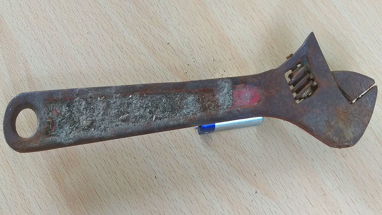 Adjustable Wrench Restoration | Restoration of 12 inch Bahco adjustable wrench