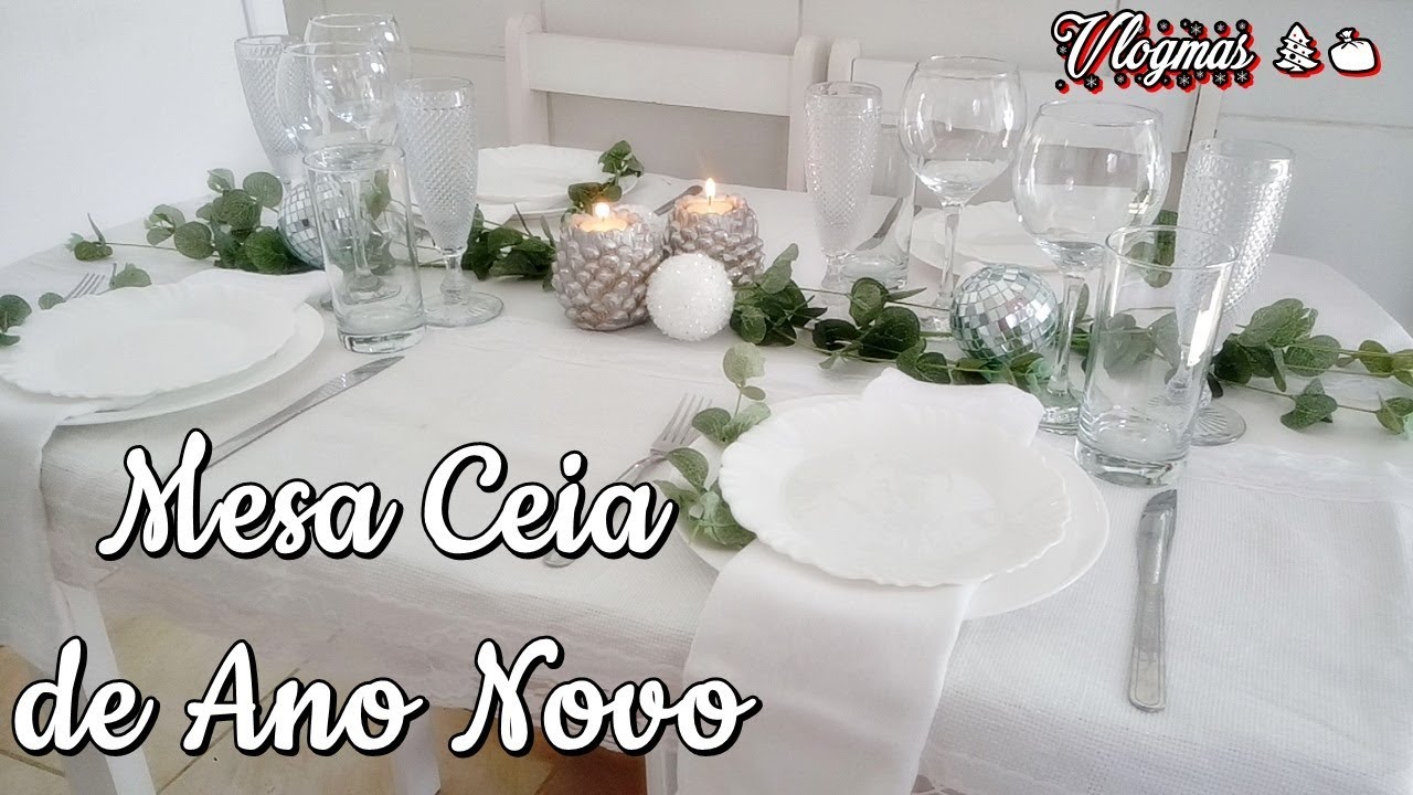 Mesa Posta Ceia de Ano Novo | Home & Decora |