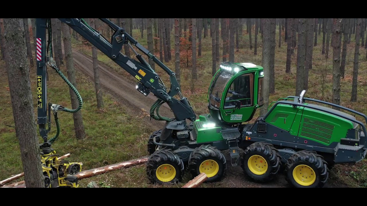 Waldform |John Deere 1170G 8WD | IBC | Forstarbeit im Wald