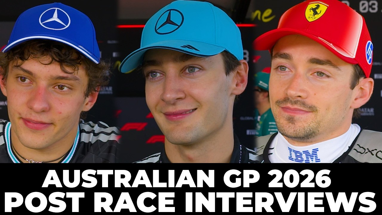 F1 Drivers Post Race Interviews | Australian GP 2026 | PART 2