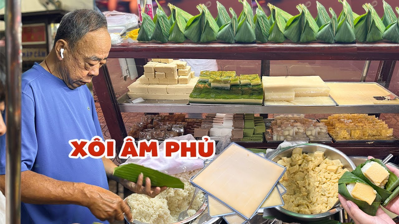 "Lão làng ở Sài Gòn" 60 năm chưa 1 ngày vắng khách QUÁN XÔI CADÉ gia truyền chính gốc người Hoa