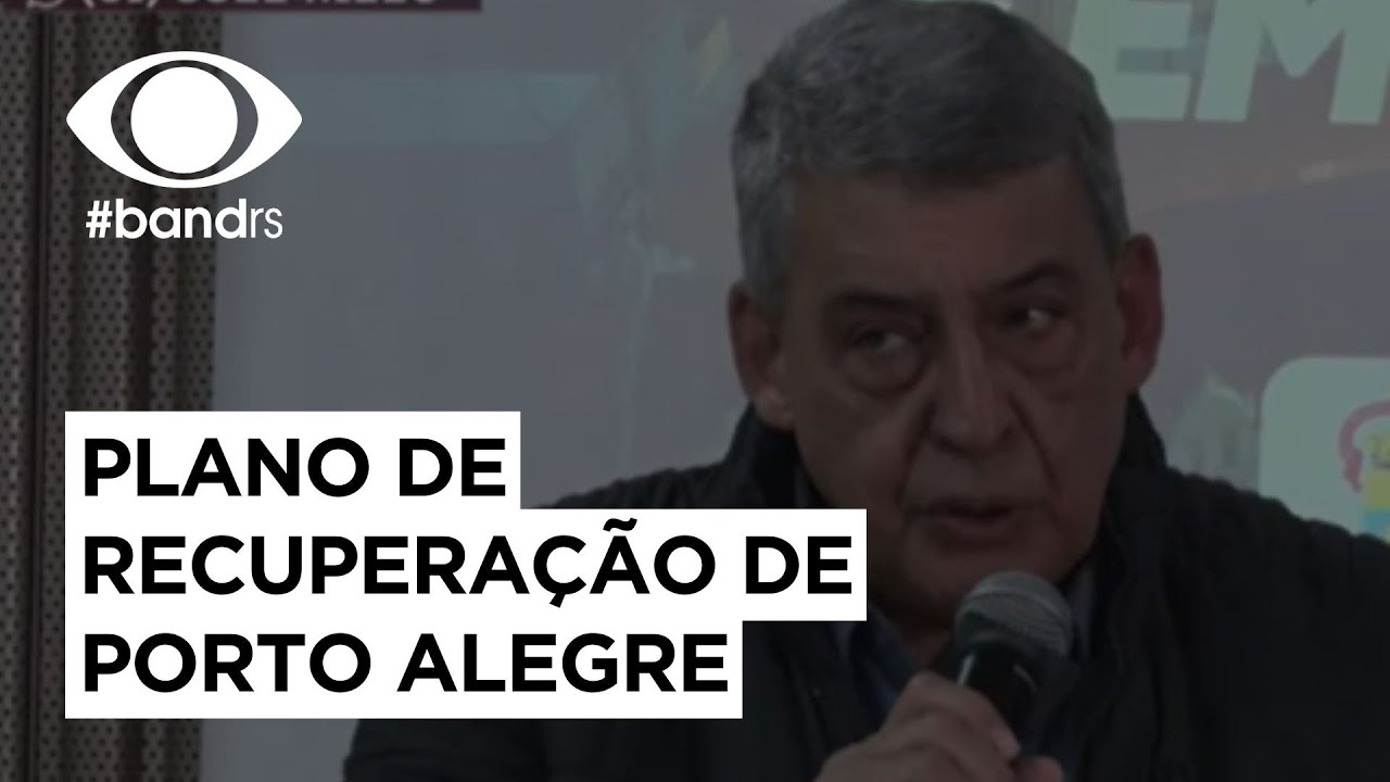 Prefeito Sebastião Melo anuncia plano de recuperação de Porto Alegre