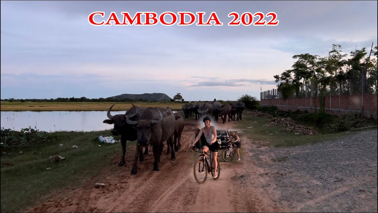 [ CAMBODIA SIEM REAP 2022 ]  Evening Driving Tour By Village,
