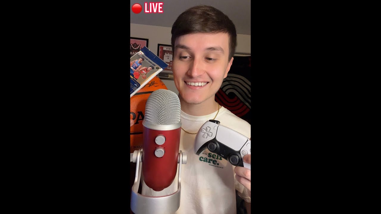 🔴 - LIVE ASMR RELAXING HANGOUT 😴💤 (triggers + whisper ramble + sports talk)