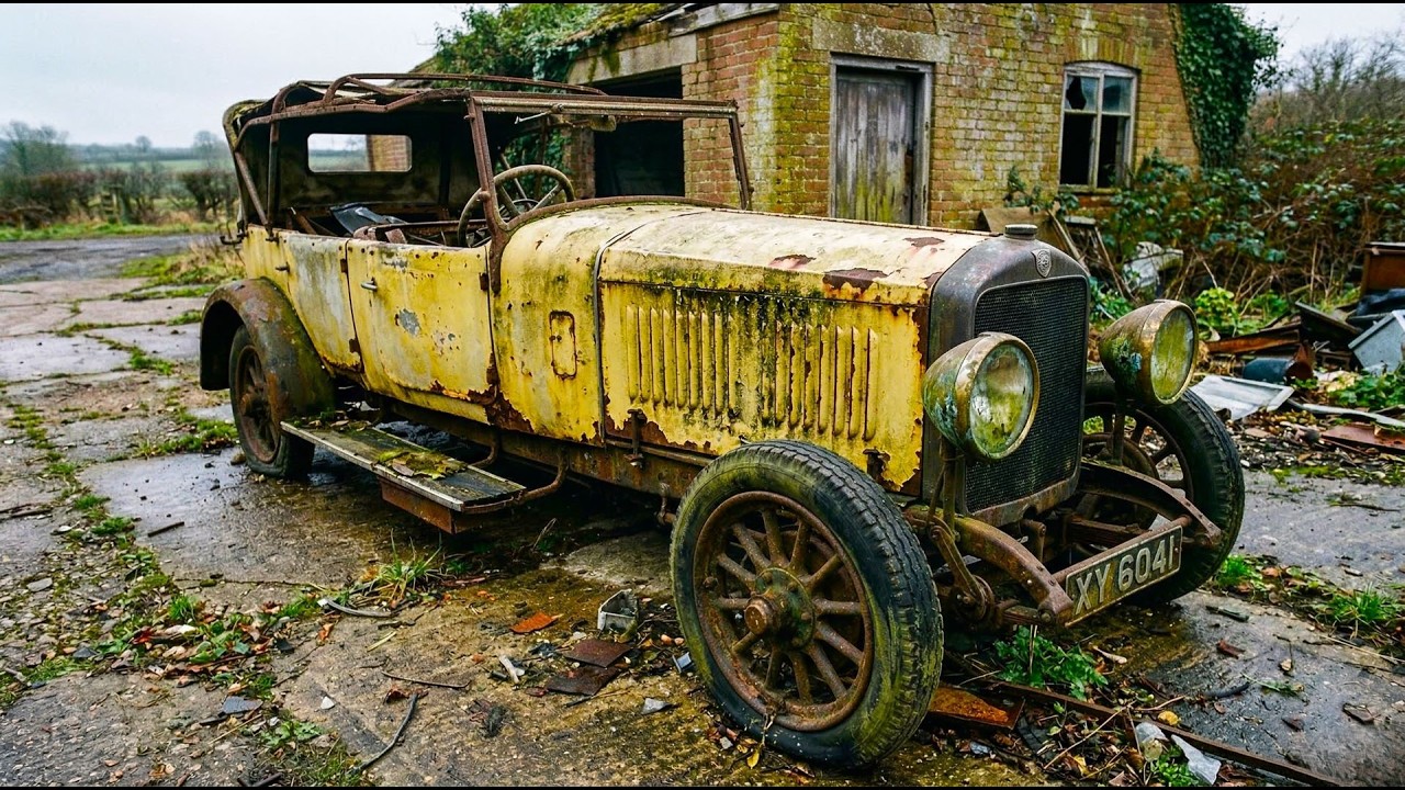 ASMR Restoration of a FORGOTTEN Vauxhall 30-98 — Britain's First 100 MPH Car!