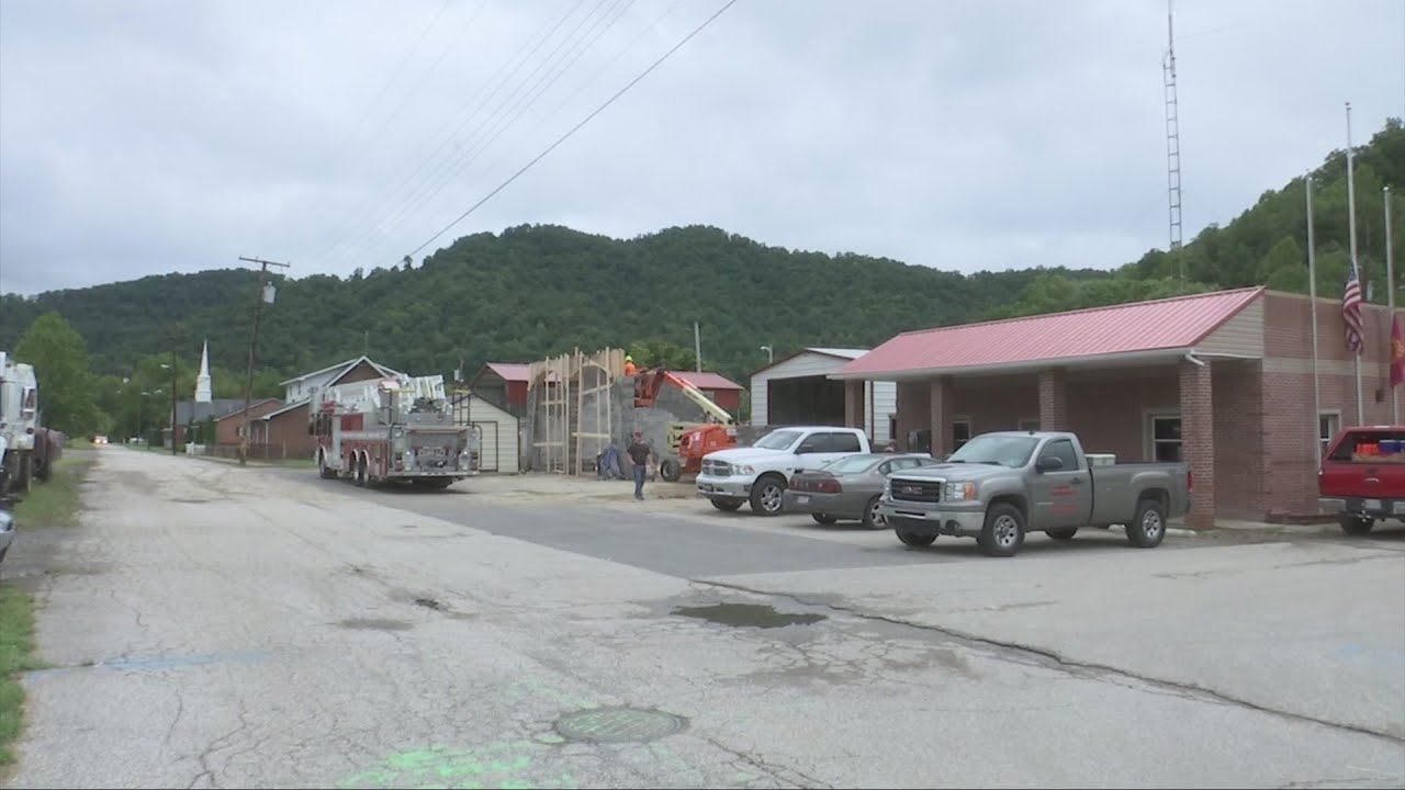 Volunteer Firemen Build New Department
