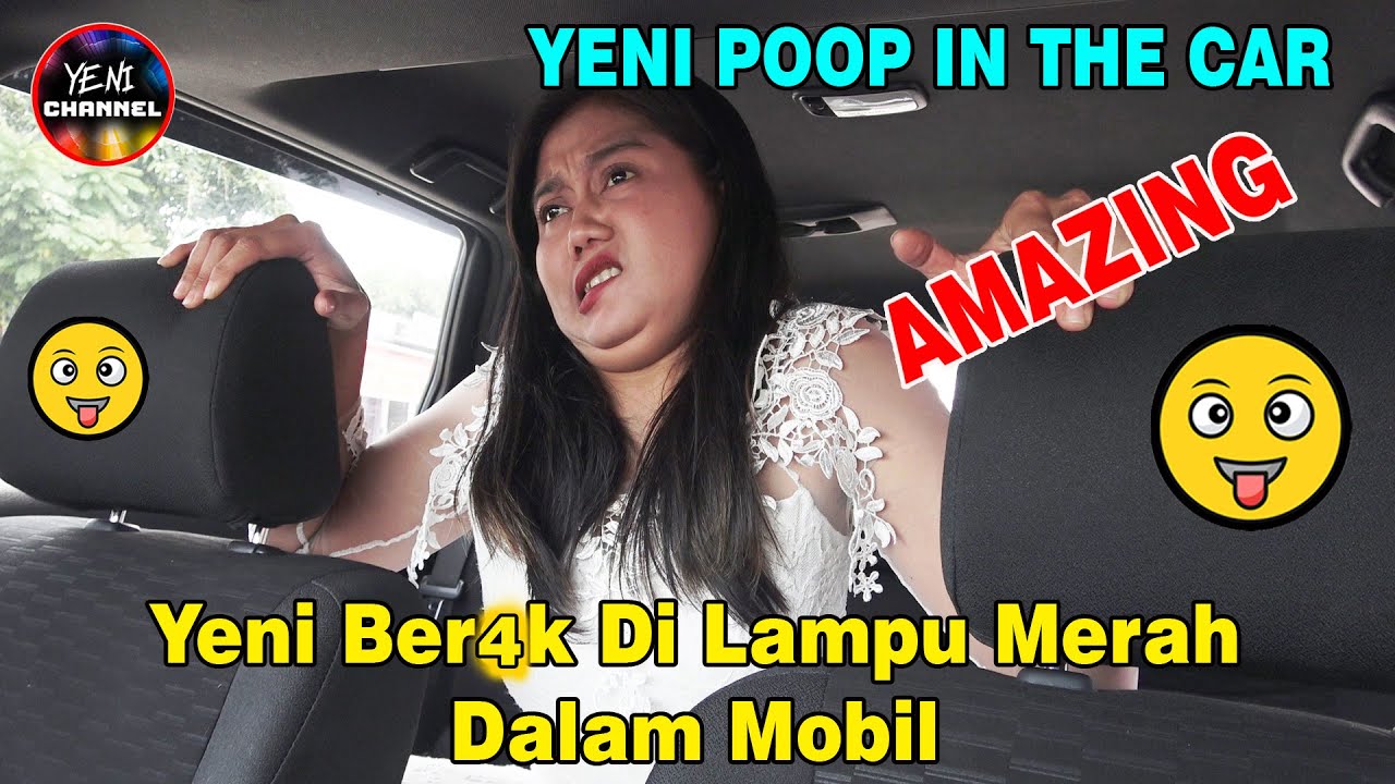 YENI BERAK DI DALAM MOBIL DI LAMPU MERAH SUMPAH LUCU