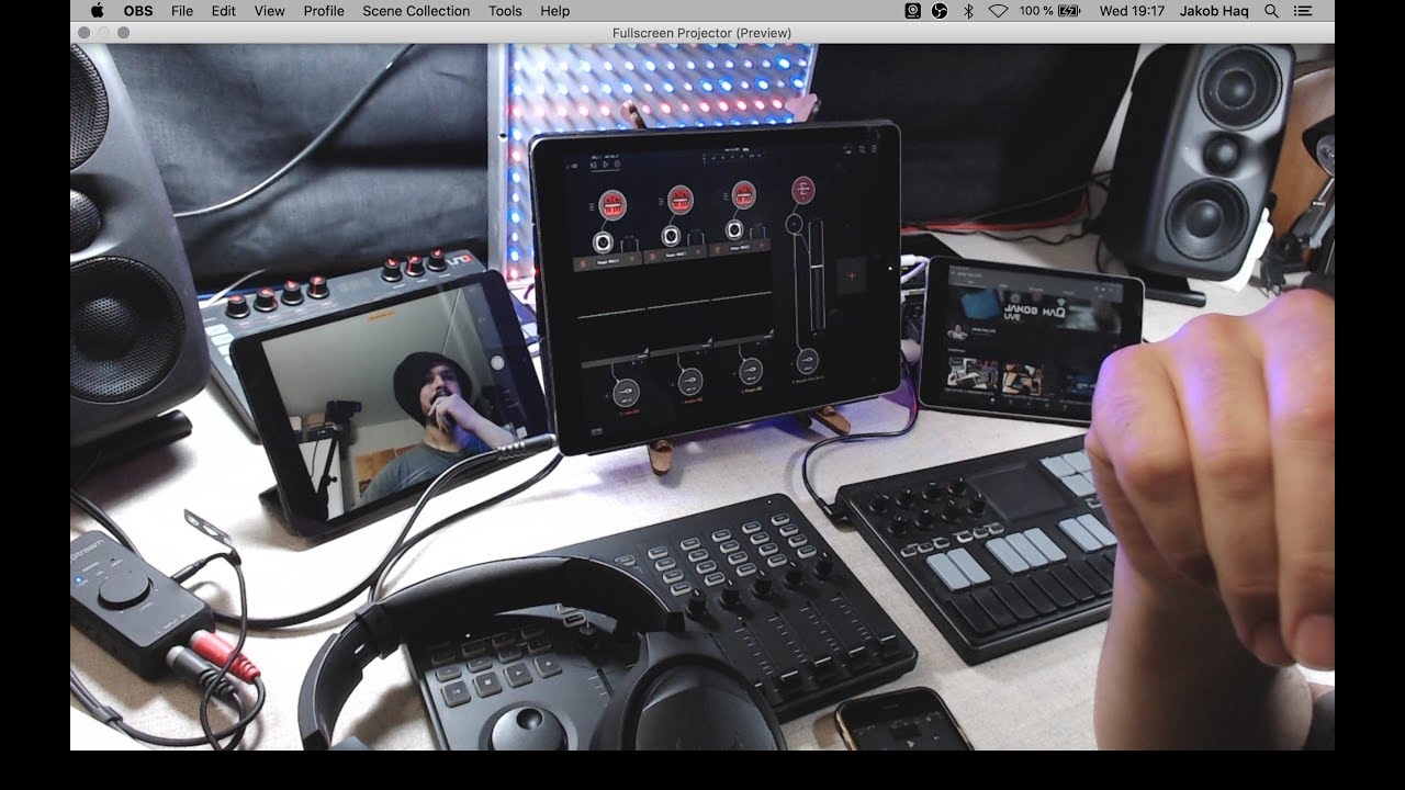 AUM, Music Improv and Assticks?- Jakob haQ LIVE