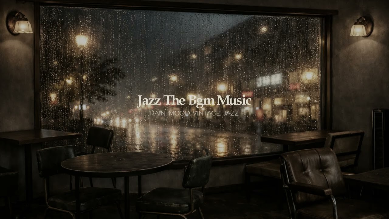 [𝐏𝐥𝐚𝐲𝐥𝐢𝐬𝐭]  비 오는 저녁, 혼자 듣기 좋은 빈티지 재즈 음악｜Vintage Jazz for a Rainy Evening Alone🖤