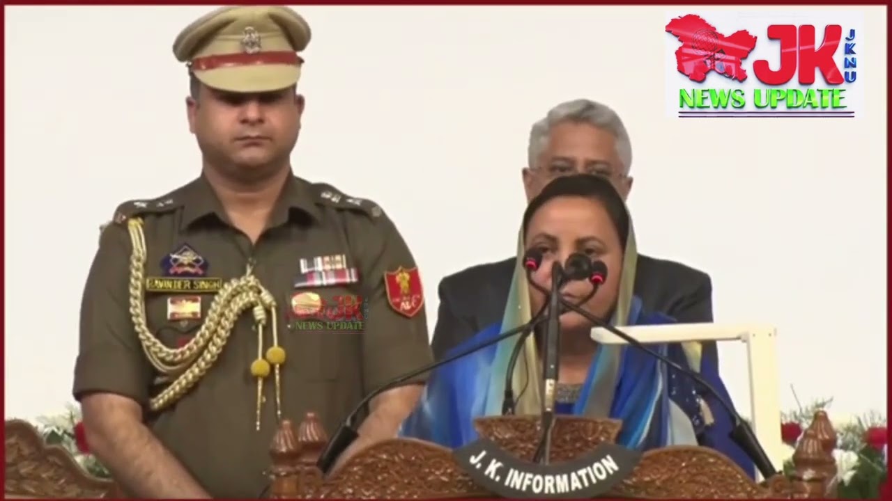 Omar Abdullah sworn in as the first chief minister of union territory Jammu and Kashmir, #jknu