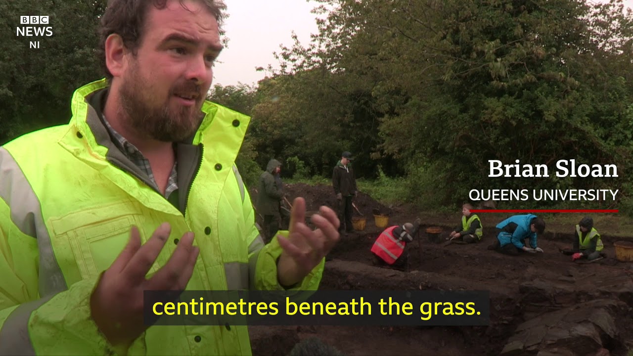 Downpatrick dig uncovers medieval artefacts - BBC News NI