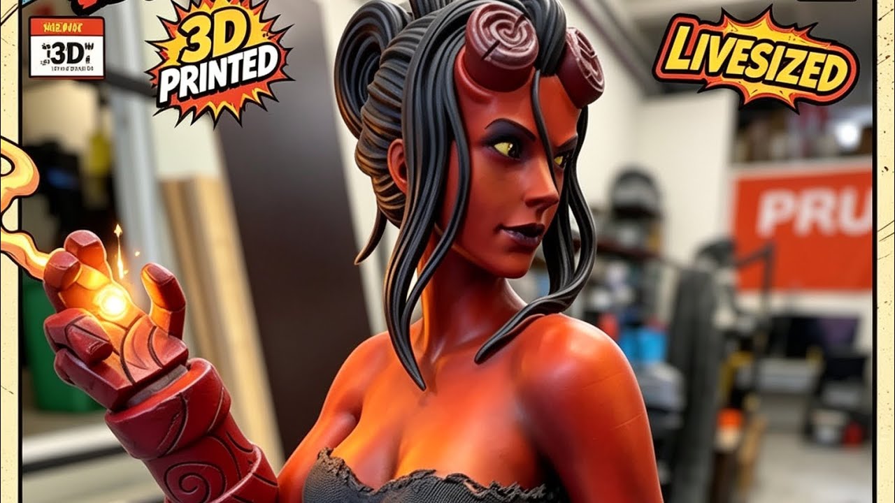 3d printed livesize Hellgirl 