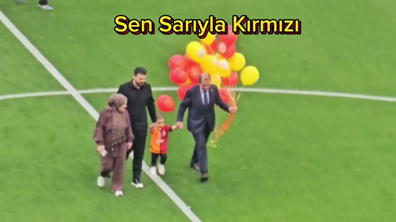 Ali Asaf Rams Park'ta / Kanseri Yenen Ali Asaf Balonlarını Uçurdu / Galatasaray Başakşehir