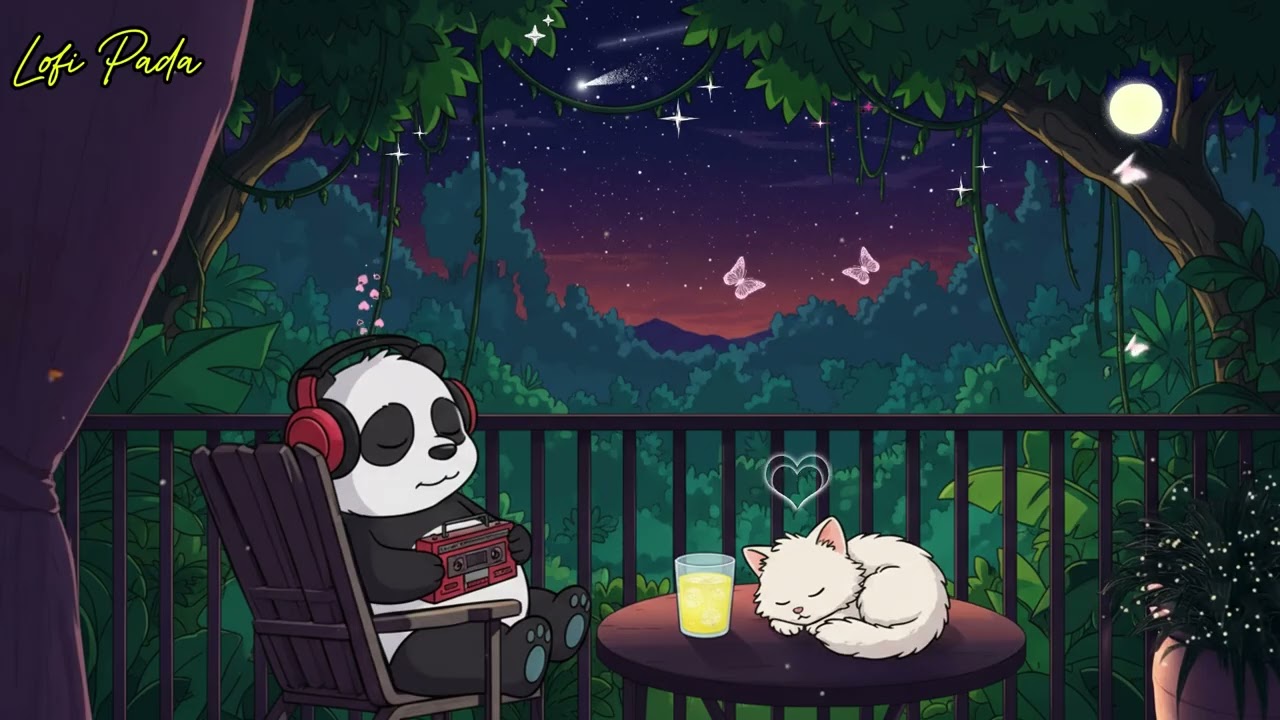 Lofi Panda   a universe of calm and creativity! 🌿🎧  ! 🐼🎋 #music #tranquillofi #lofi #panda #relax