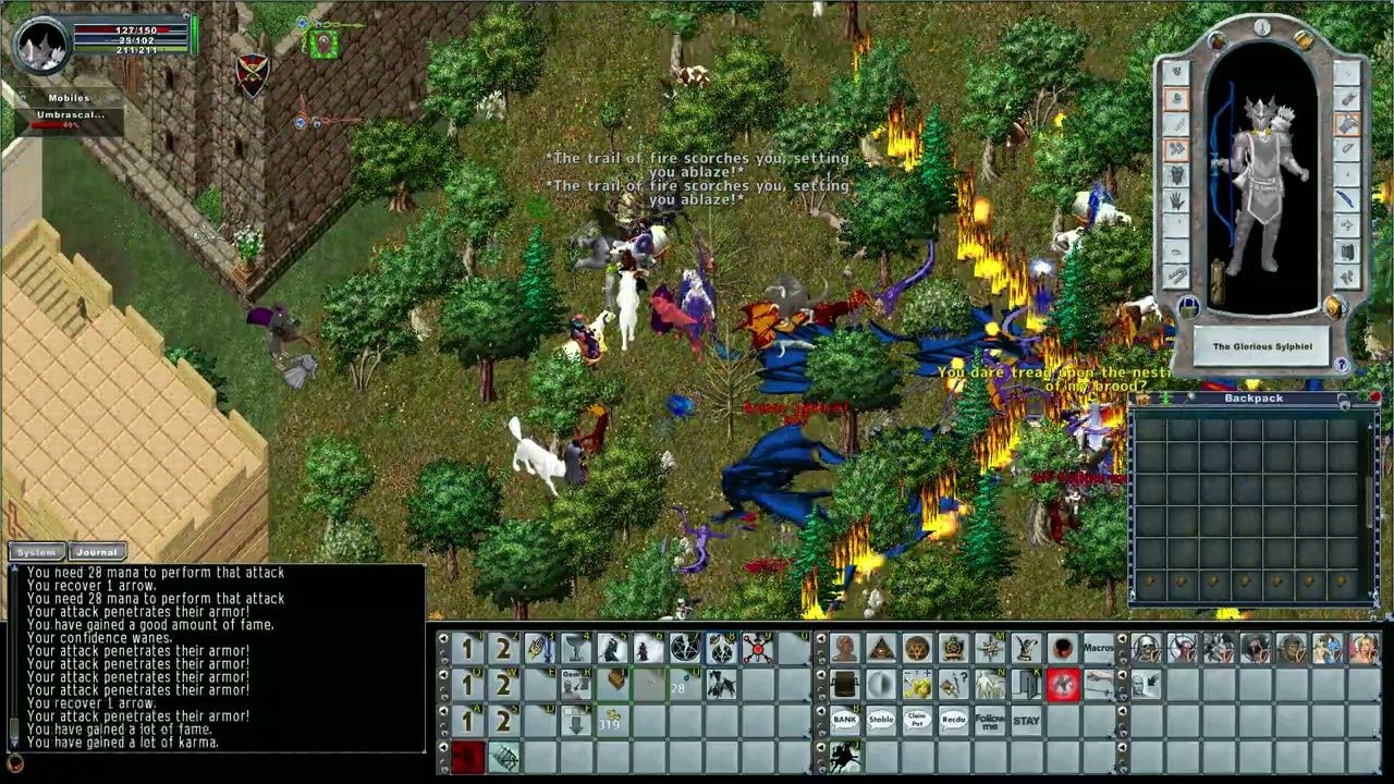 Ultima Online, Atlantic: Treasures of the Draconic Awakening Umbrascale Matriarch - ABC Archer
