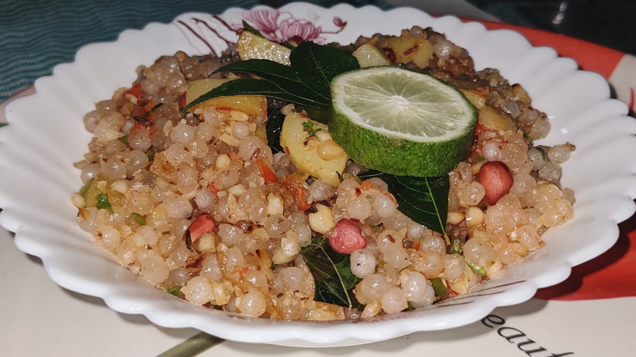 SABUDANA KHICHDI RECIPE|| *साबूदाना खिचड़ी बनाने का आसान तरीका||  FOOD MANIAC