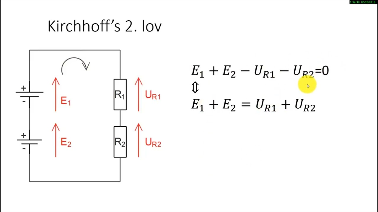 Kichhoff's 2. lov