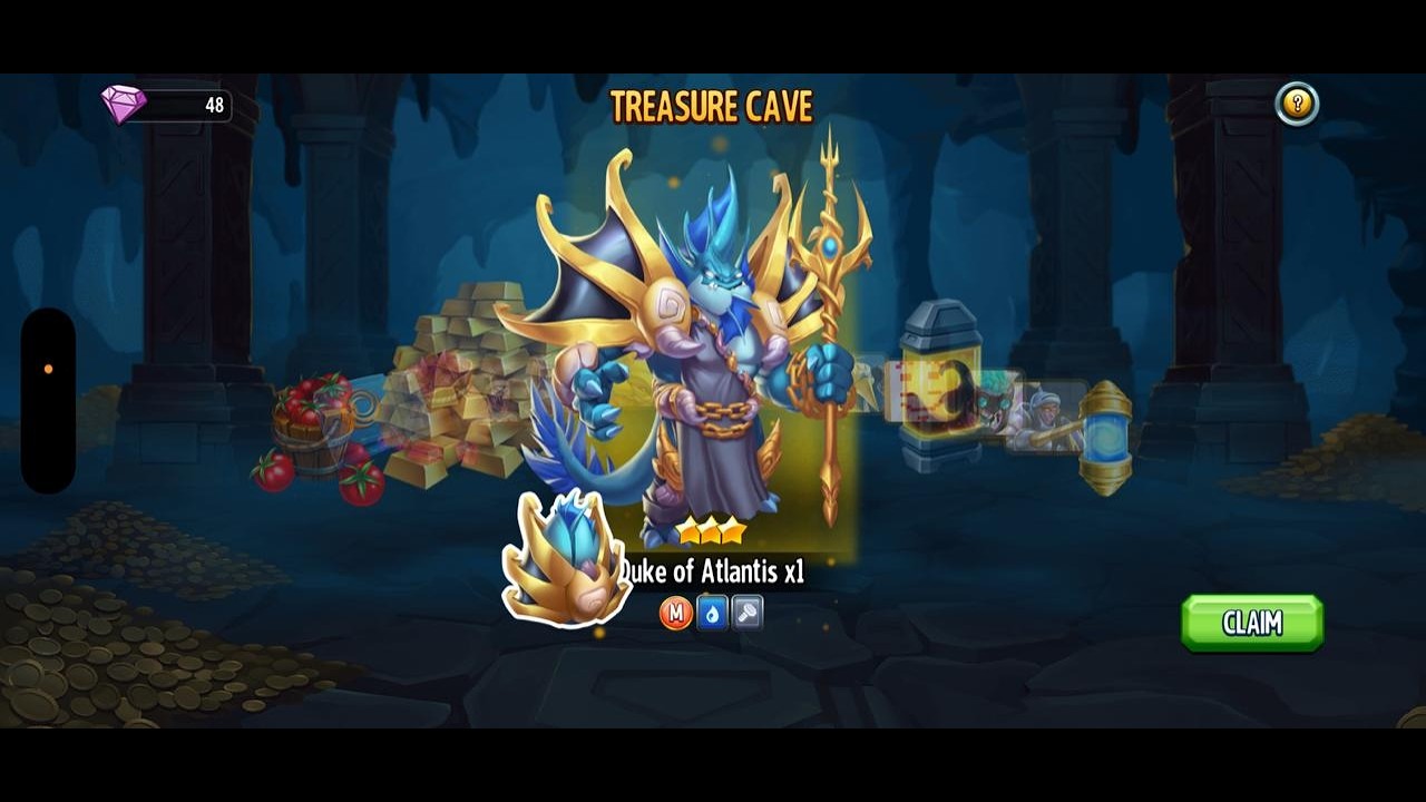 Summon anchestor dan Treasure duke of atlantis! Monster Legends Indonesia