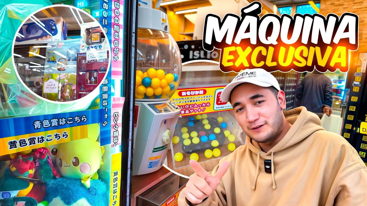 Máquina exclusiva Pokémon (tipo takoyaki): tiré pelotitas al agujero y salió LO MEJOR