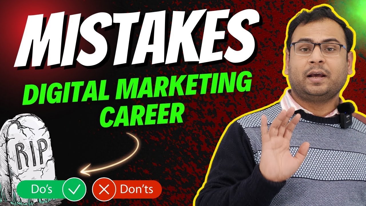 These Mistakes can End your Digital Marketing Career | Umar Tazkeer