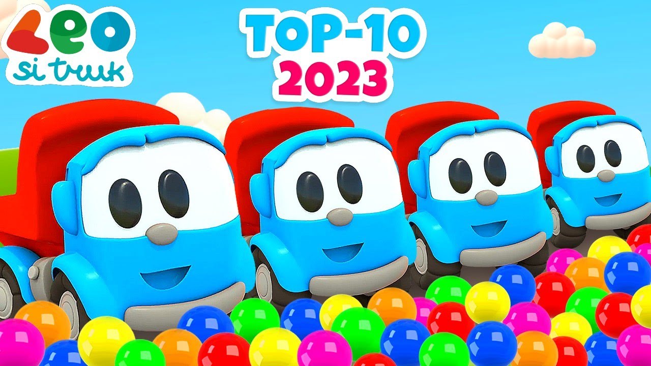Kartun Leo si Truk dalam bahasa Indonesia - 10 BESAR | Mobil dan truk untuk anak | Kartun untuk anak