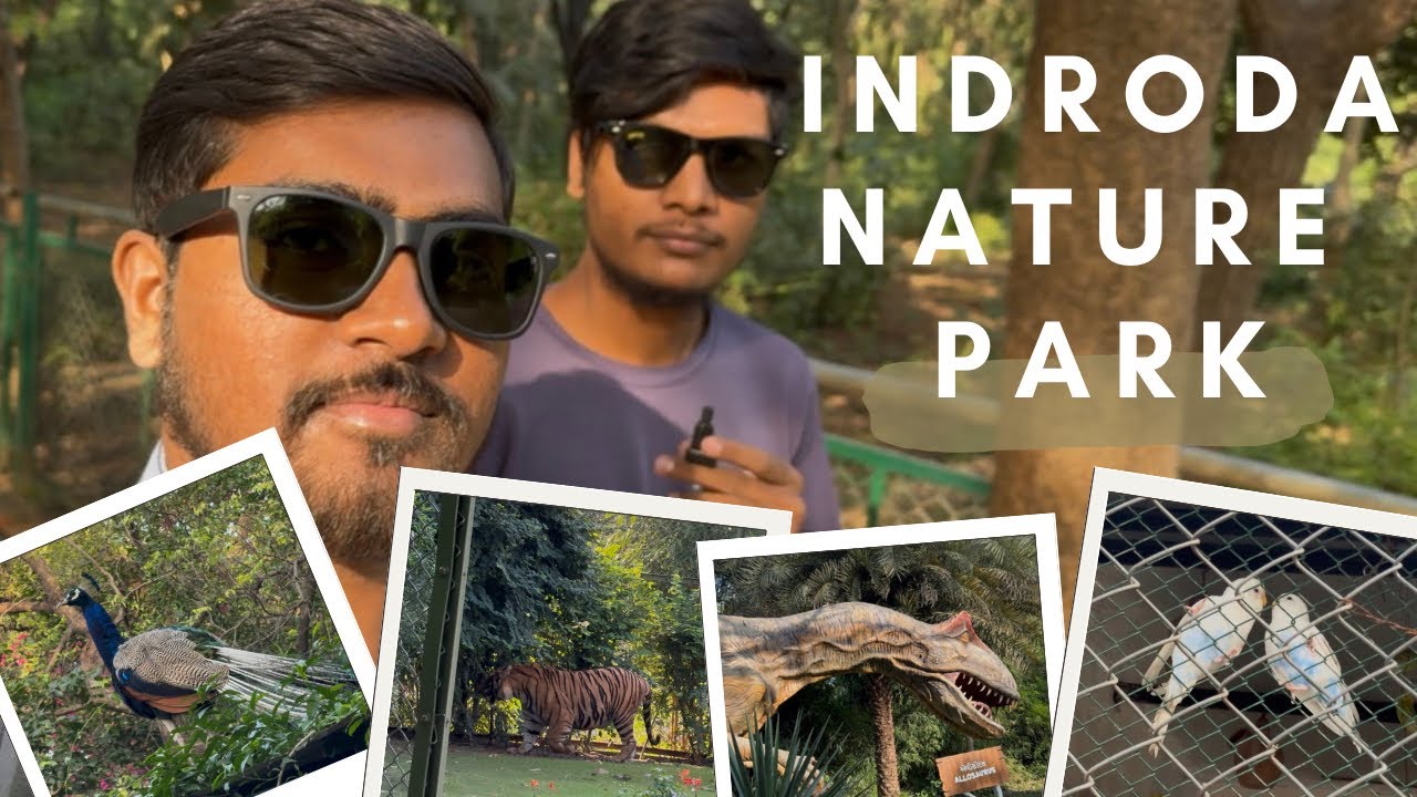 Nature Ke Beech Ek Suhana Din –Indroda Park Vlog 😊🌿 ||Humko bhagaya dinosaurs ne😱|| Parth Maheriya||
