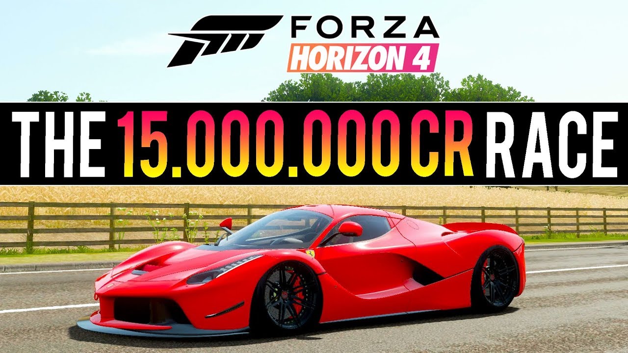 INSANE FORZA HORIZON 4 RACE! 15,000,000CR & 220 LEVELS UP - 2,000 Mile Race