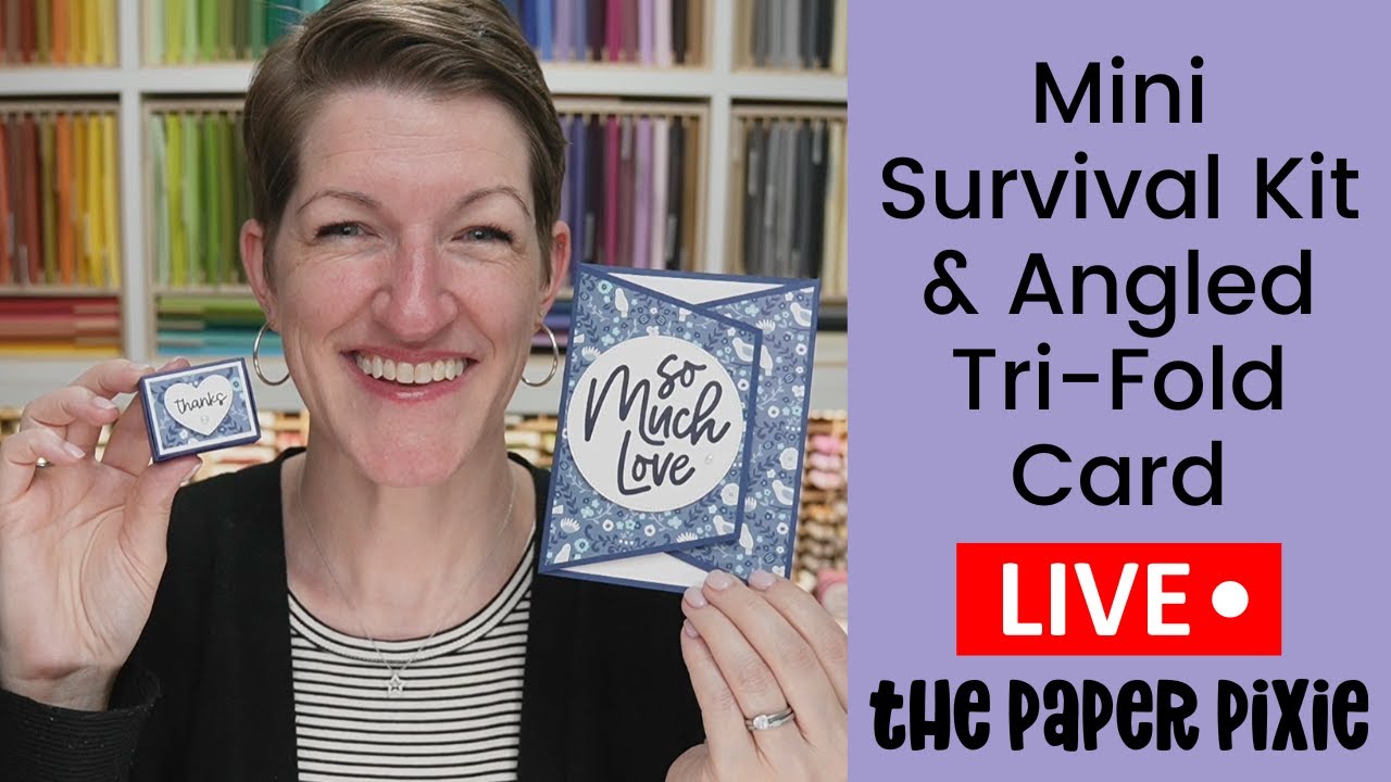 🔴 Mini Survival Kit & Angled Tri-Fold Card - Episode 325