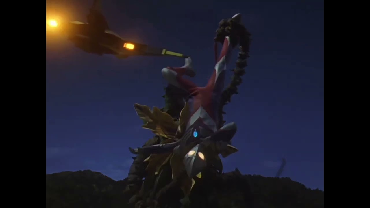 Ultraman Tiga vs Gijera Kaiju