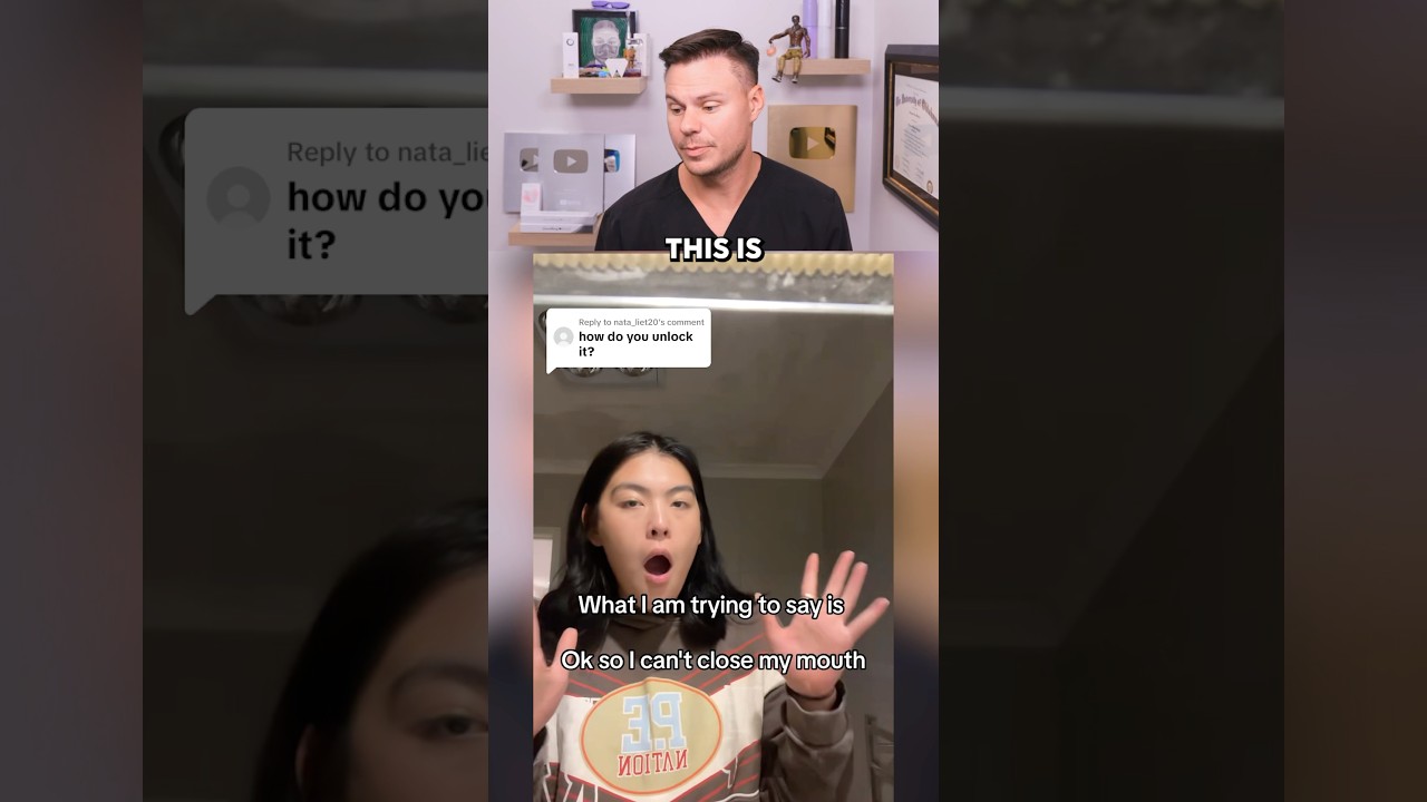 Dentist Reacts To What To Do If You Get LOCKJAW! 😮🦷