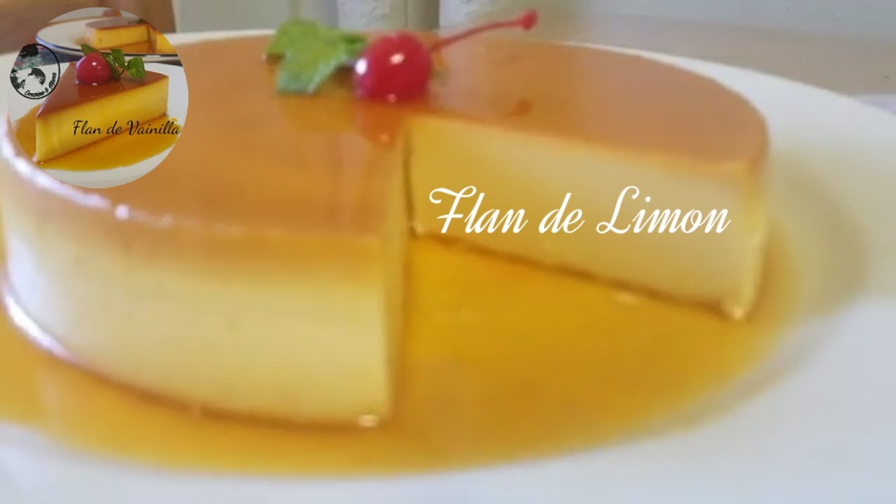 El mejor flan de limón 🍋/ The best lemon 🍋flan.