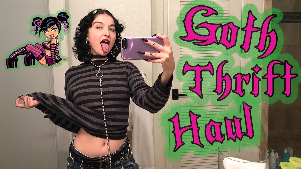 GOTH + GRUNGE THRIFT HAUL OMFG