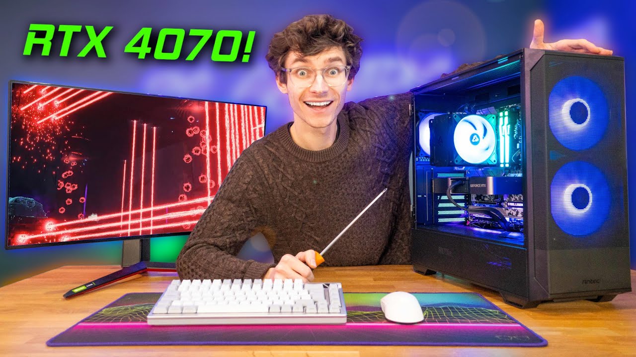 The INSANE RTX 4070 Gaming PC Build 2024! 🥳 i5 14600K, w/ Gameplay Benchmarks
