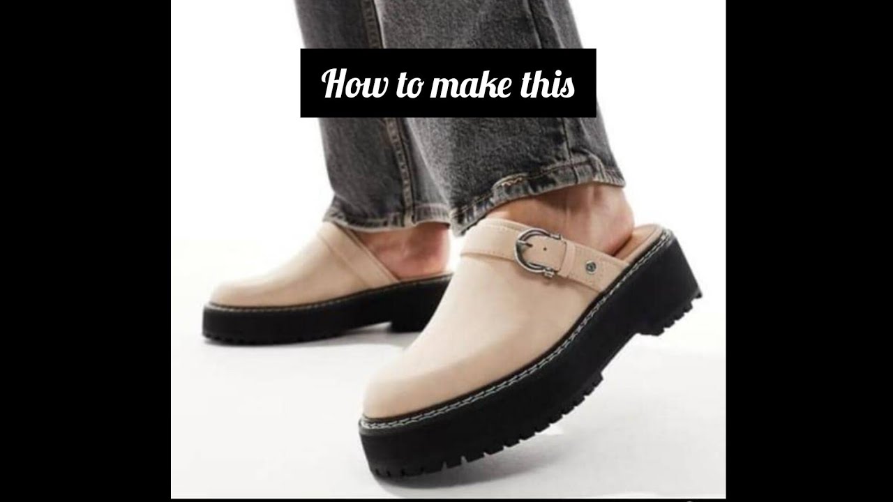 CRAFTING BESPOKE HALF COVER SHOE/How to make Shoe