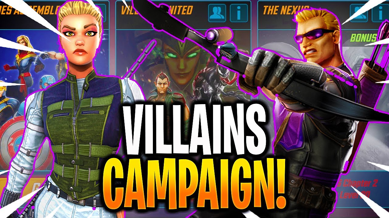 *NEW* VILLAINS CAMPAIGN! - F2P #4 - MARVEL Strike Force - MSF