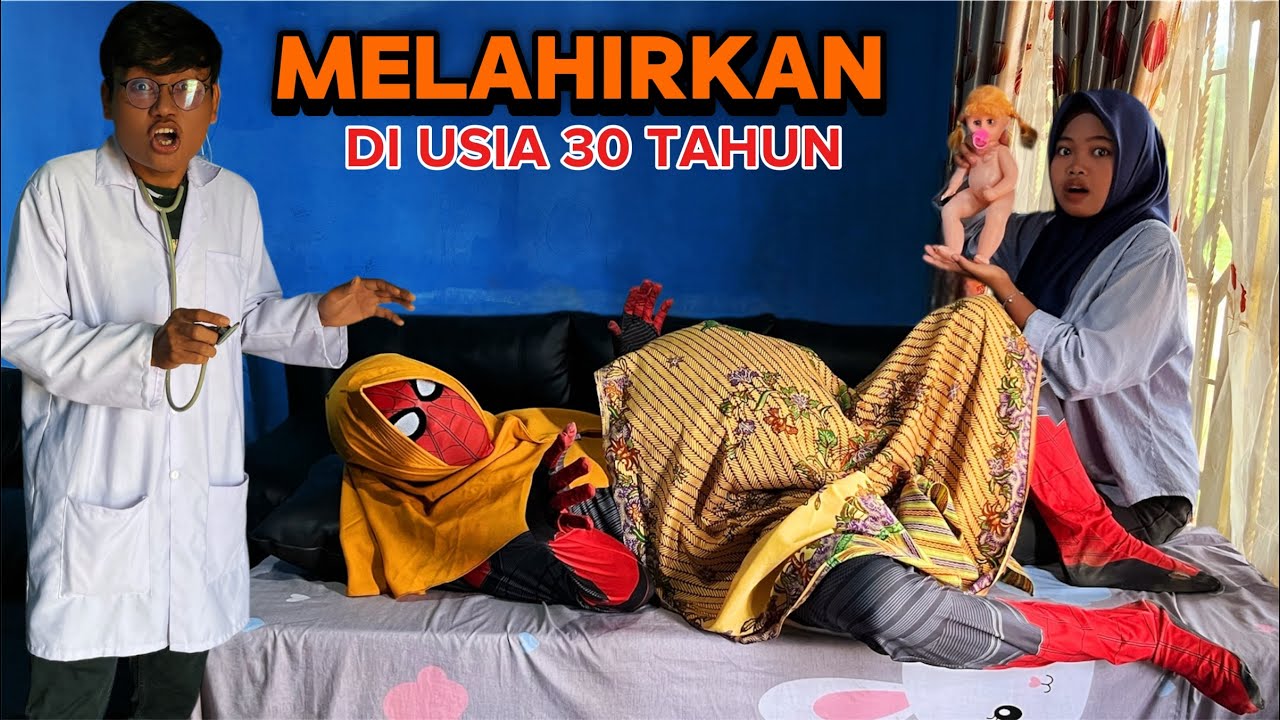 VIRAL❗️IBU SPIDERMAN MELAHIRKAN DI USIA 30 TAHUN😱