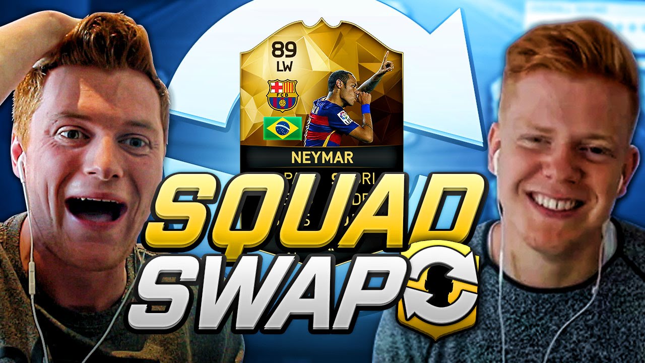 FIFA 16 - EPIC NEW SERIES - SQUAD SWAPS!!! | IF NEYMAR SQUADBUILDER!!!