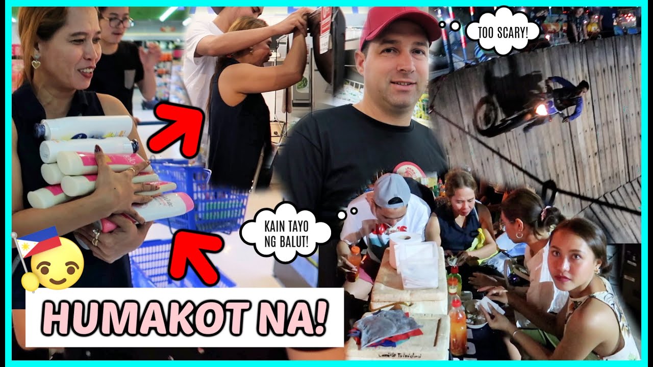 HUMAKOT SI MAMA SA GROCERY! ANG REAKSYON NI MISTER SA PERYA SA PINAS! FOODTRIP NA NAMAN | rhazevlogs