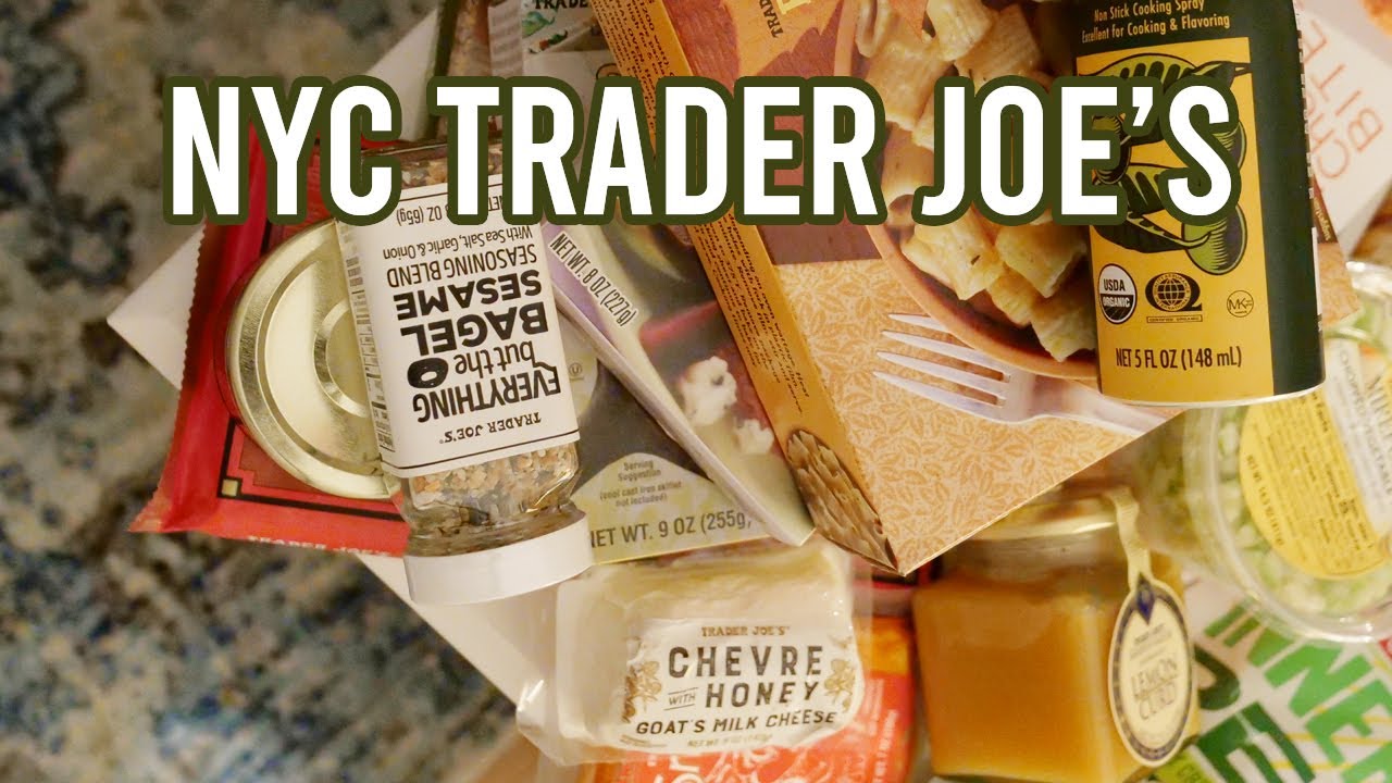 Grocery Haul for one Trader Joe's in New York City
