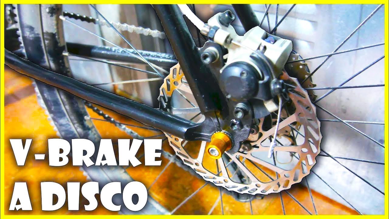 🚲 CONVERSION FRENOS V BRAKE a DISCO MECANICOS | MODIFICACIONES MECÁNICAS