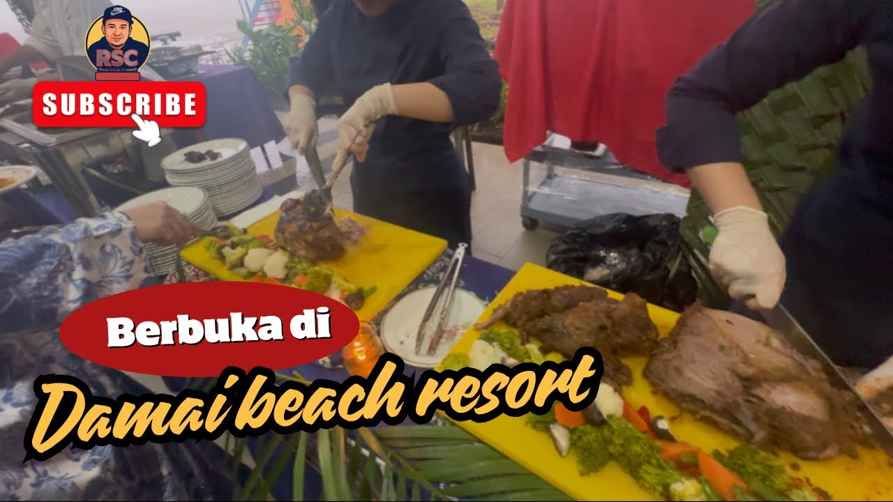 BERBUKA PUASA DI DAMAI BEACH RESORT BERSAMA RAKAN SEKERJA