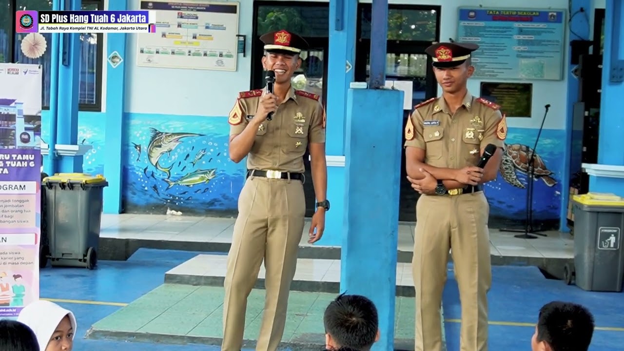 Guru Tamu Istimewa! Taruna TNI AL Alumni SD Plus Hang Tuah 6 Jakarta | Naufal & Cok Deva .
